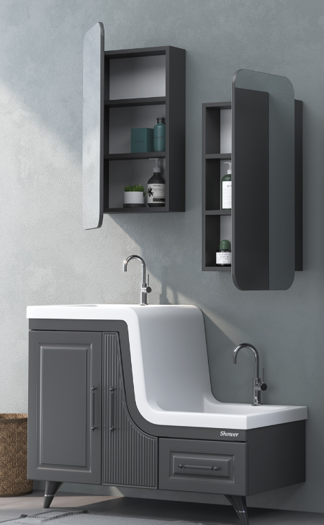 ABDEST ALMA ÜNİTELİ BANYO DOLABI