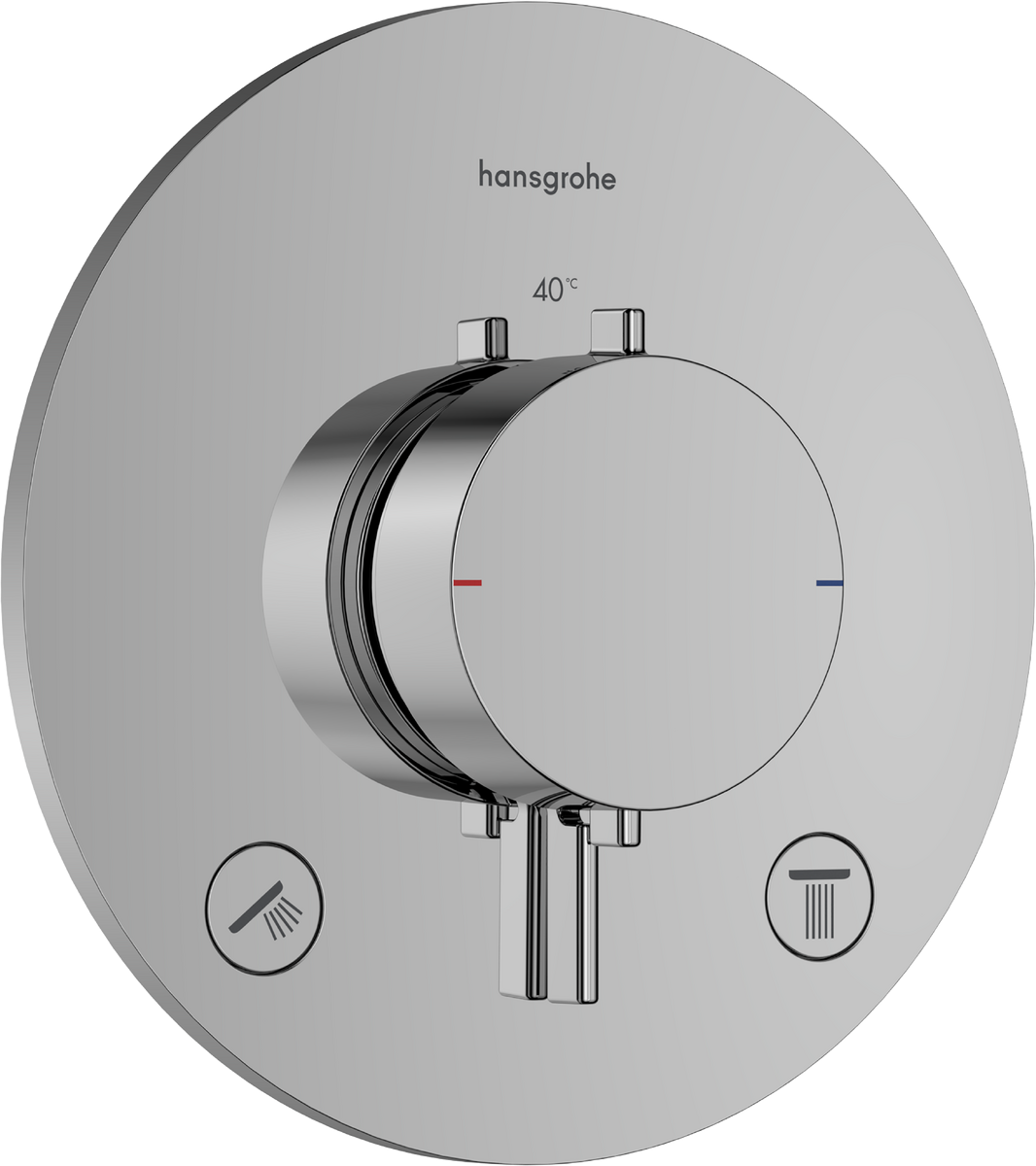Ecostat Comfort S Termostat ankastre montaj 2 çıkış için