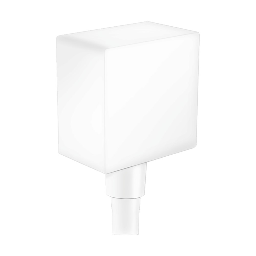 FİXFİT GÖNYE ÇIKIŞ SQUARE ÇEK VALF İLE SATİN BEYAZ