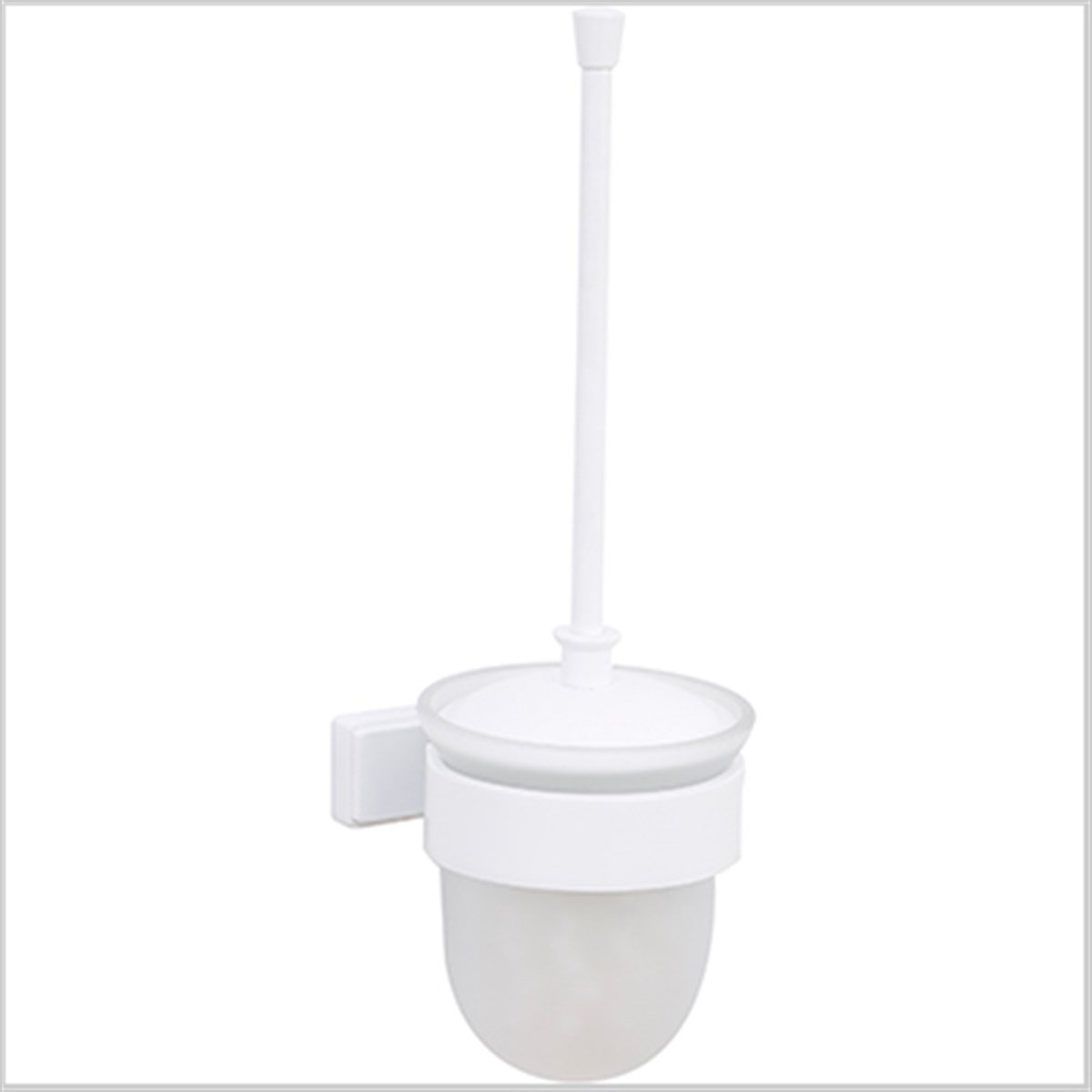 FLOWER BUZLU CAM HAZNELİ TUVALET FIRÇALIĞI