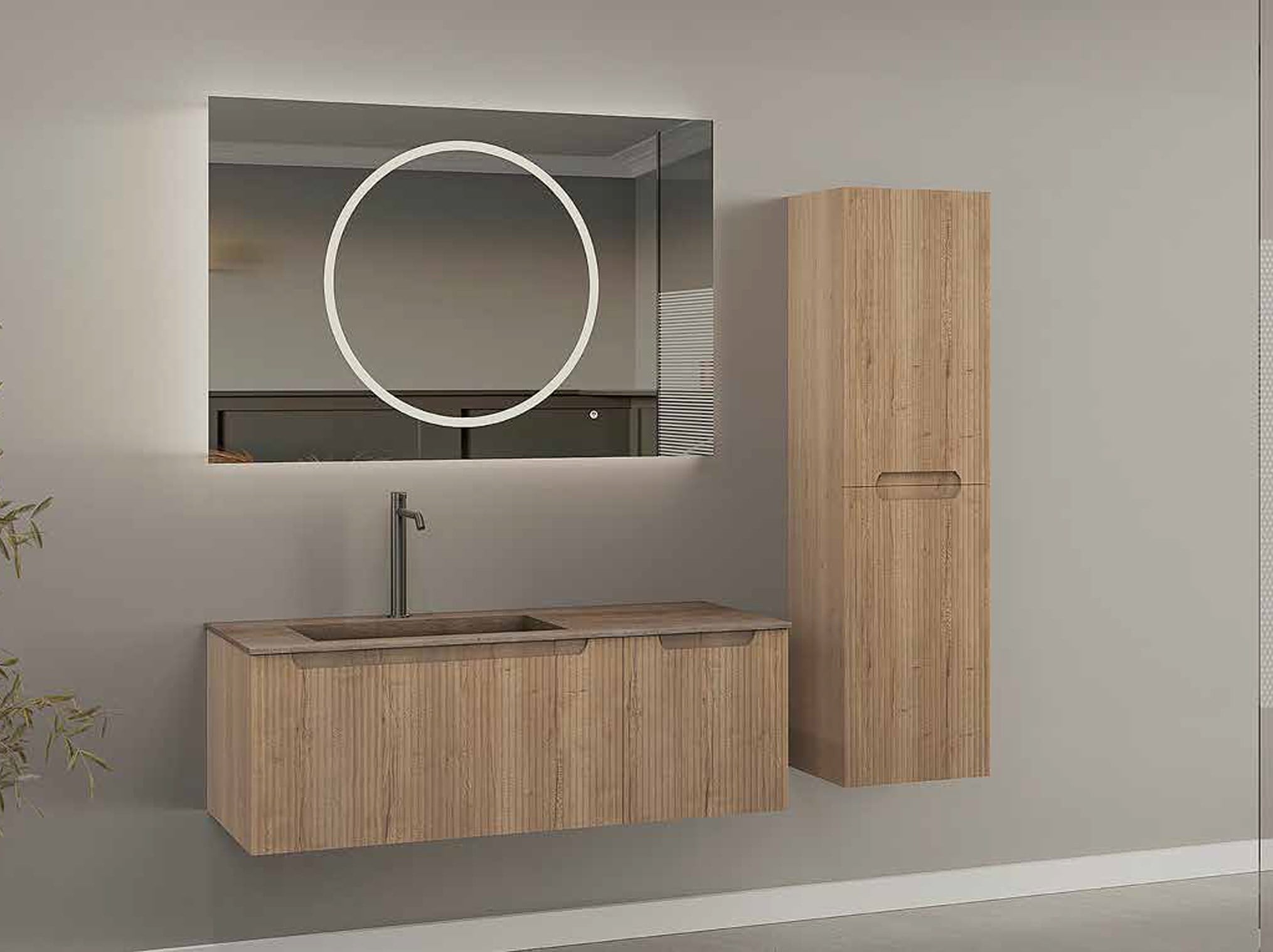 FOLD 1200 Banyo Dolabı Takımı