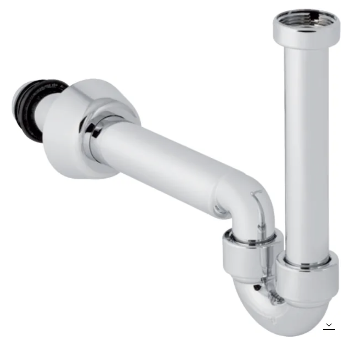 GEBERİT P TİPİ KROM LAVABO SİFONU