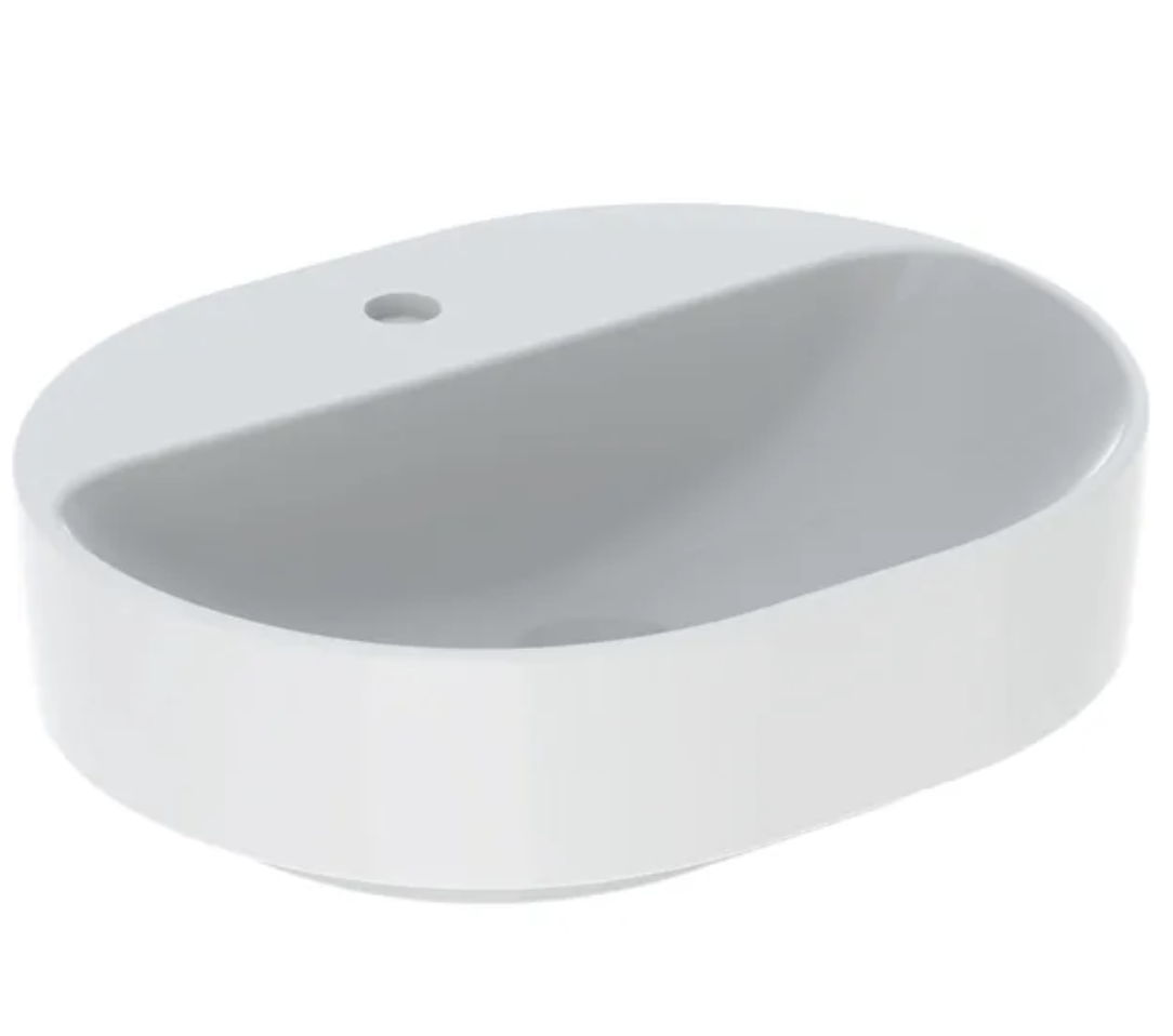 GEBERİT VARİFORM ELİPTİK BATARYA BANKLI ÇANAK LAVABO