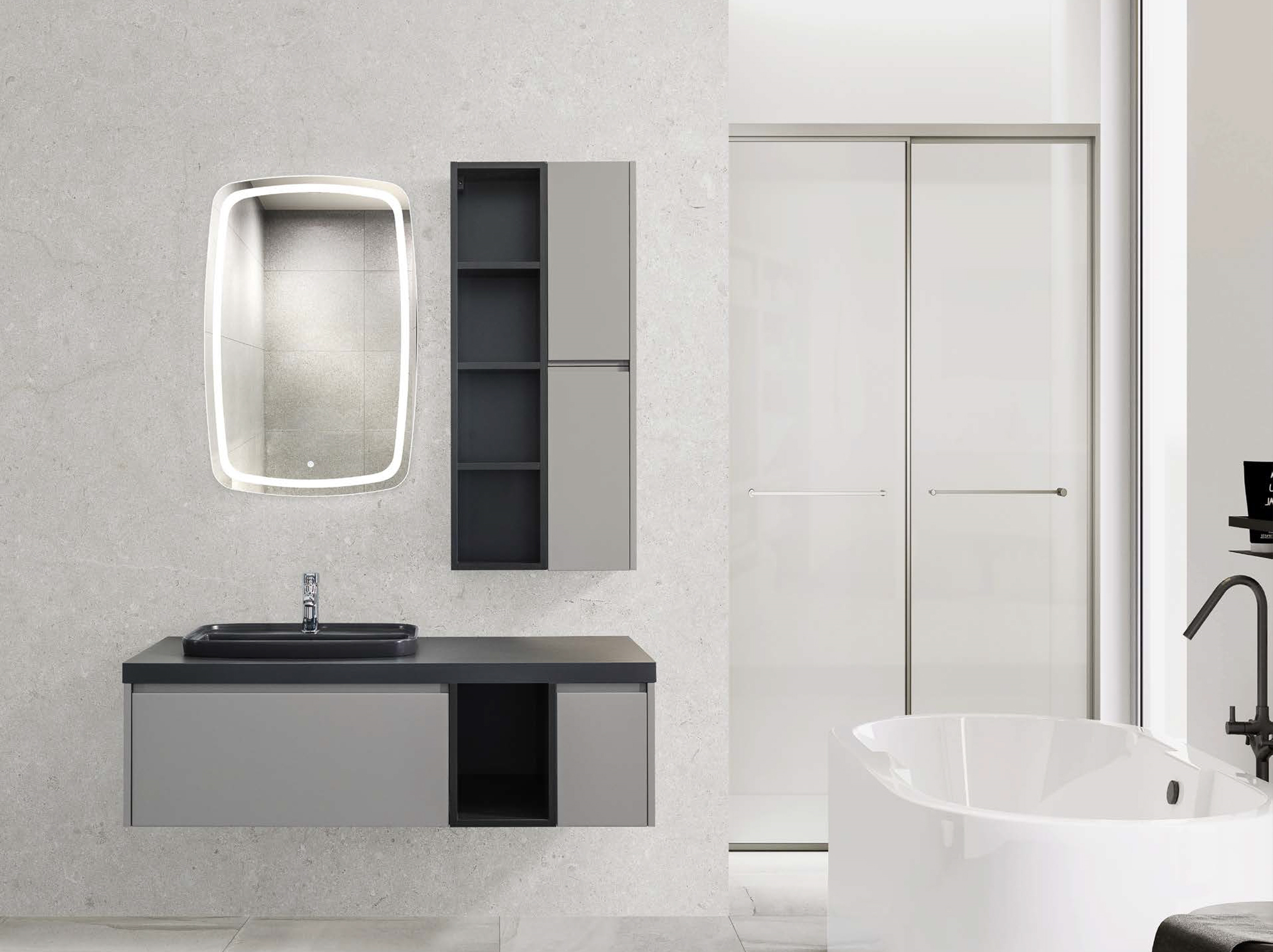LİNE ART AQUA 1300 SET BANYO MOBİLYASI