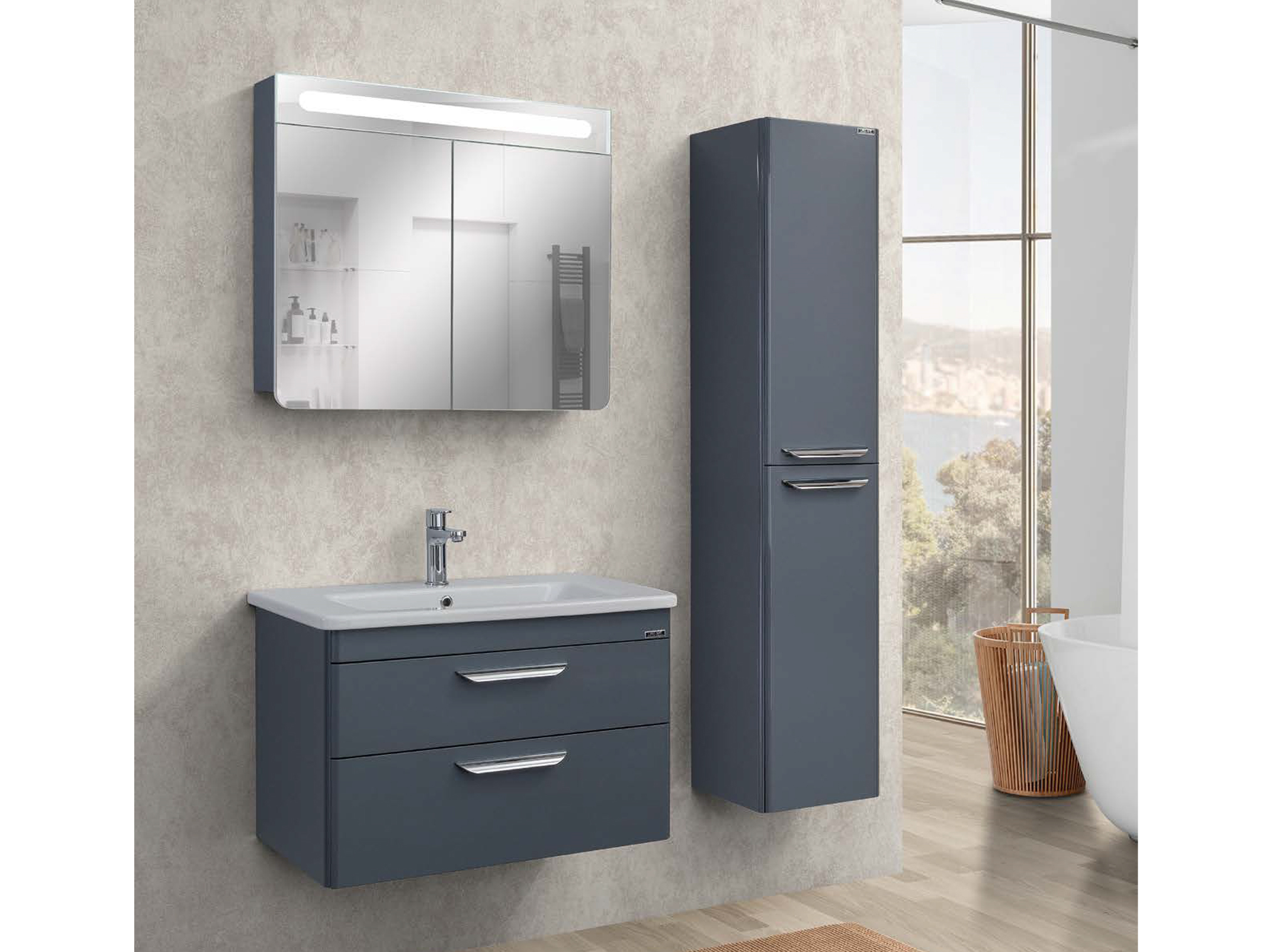 LİNE ART EFES 600 SET BANYO MOBİLYALARI