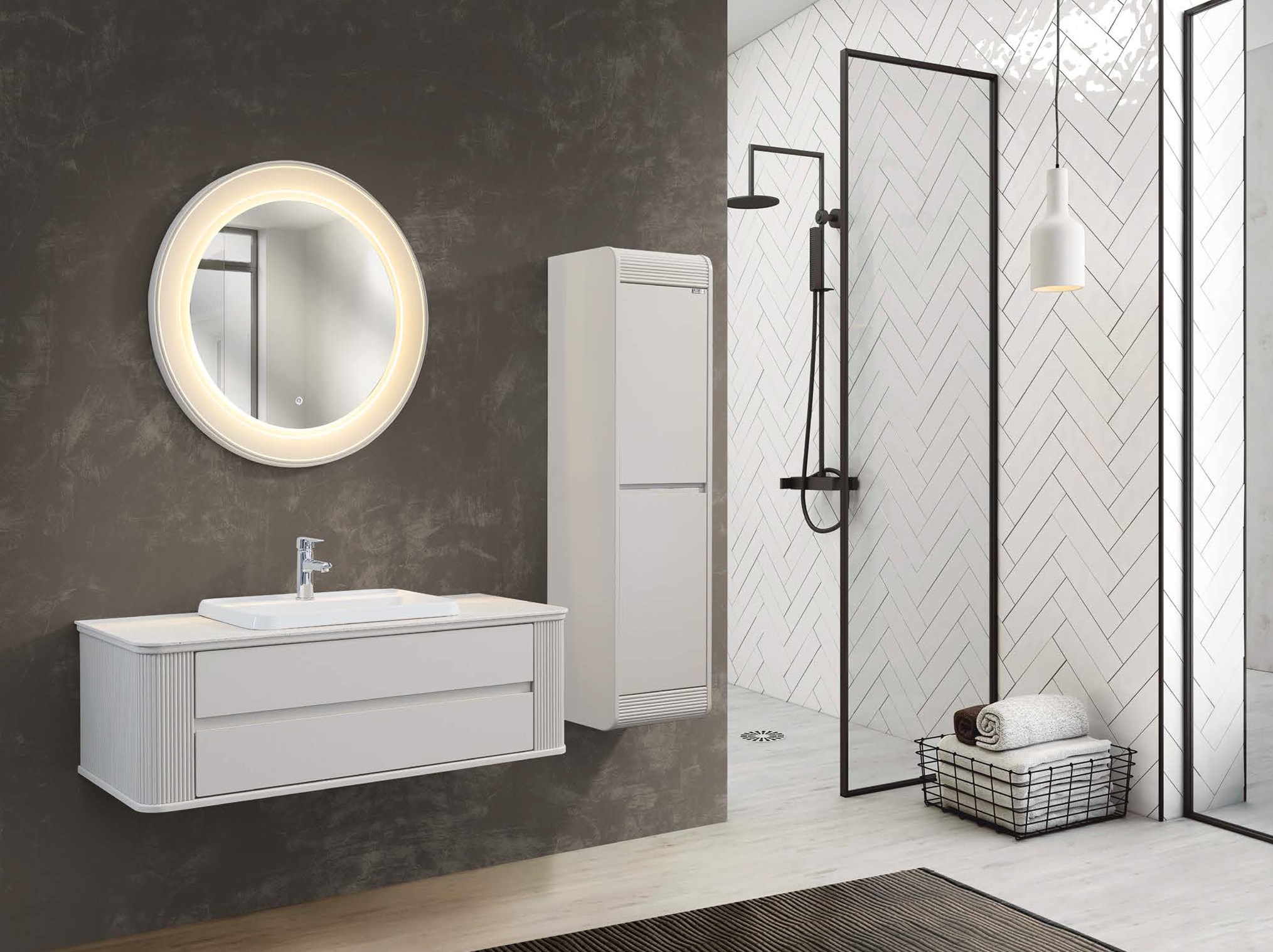 LİNE ART MAISON1200 3'LÜ SET BANYO MOBİLYALARI