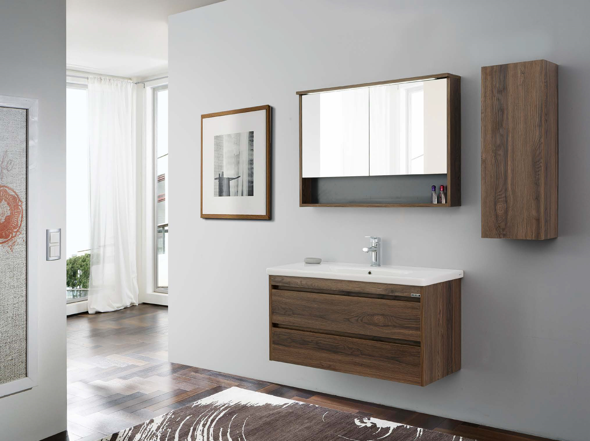 LİNE ART SOFT 1000 SET BANYO MOBİLYASI