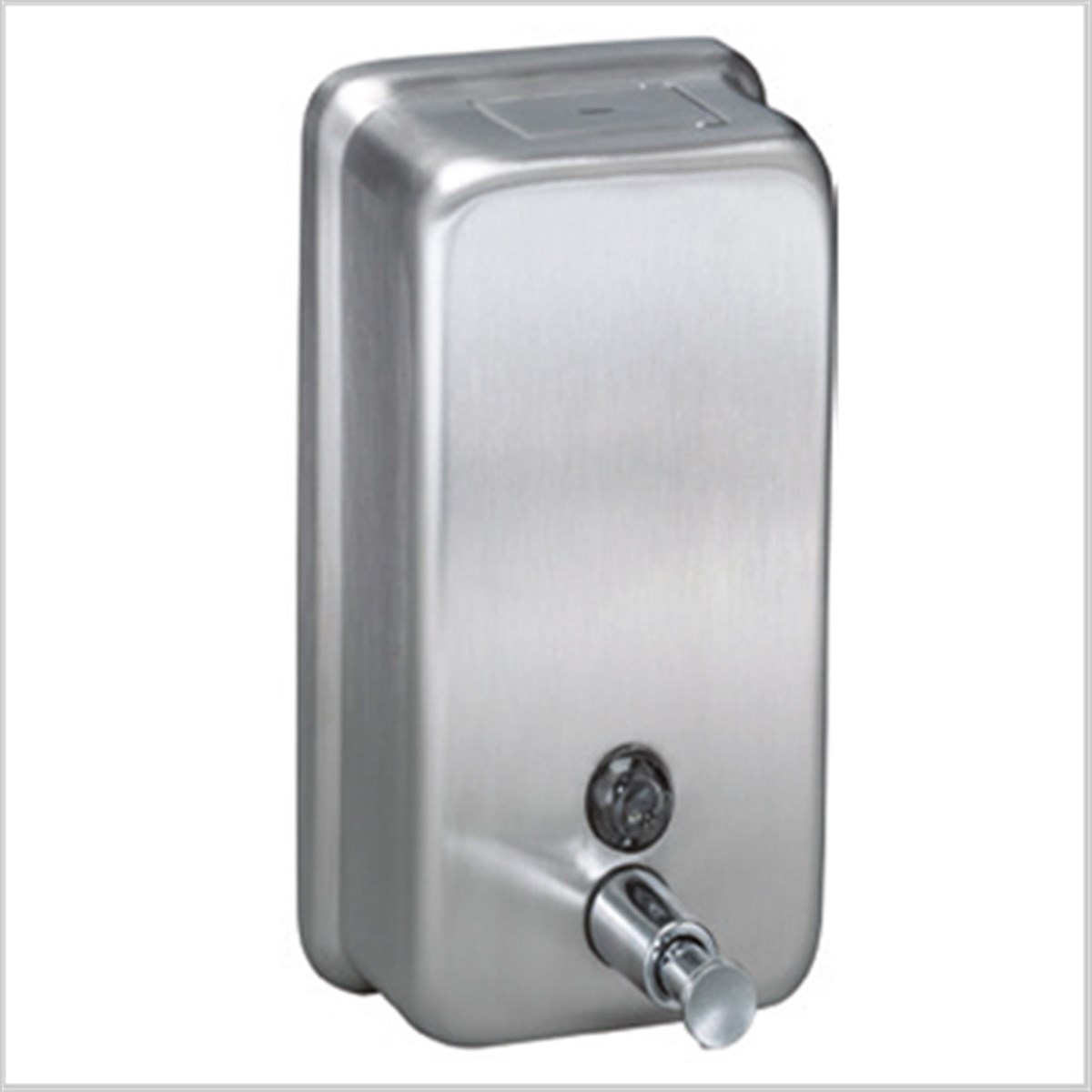 MAT PASLANMAZ ÇELİK SIVI SABUNLUK