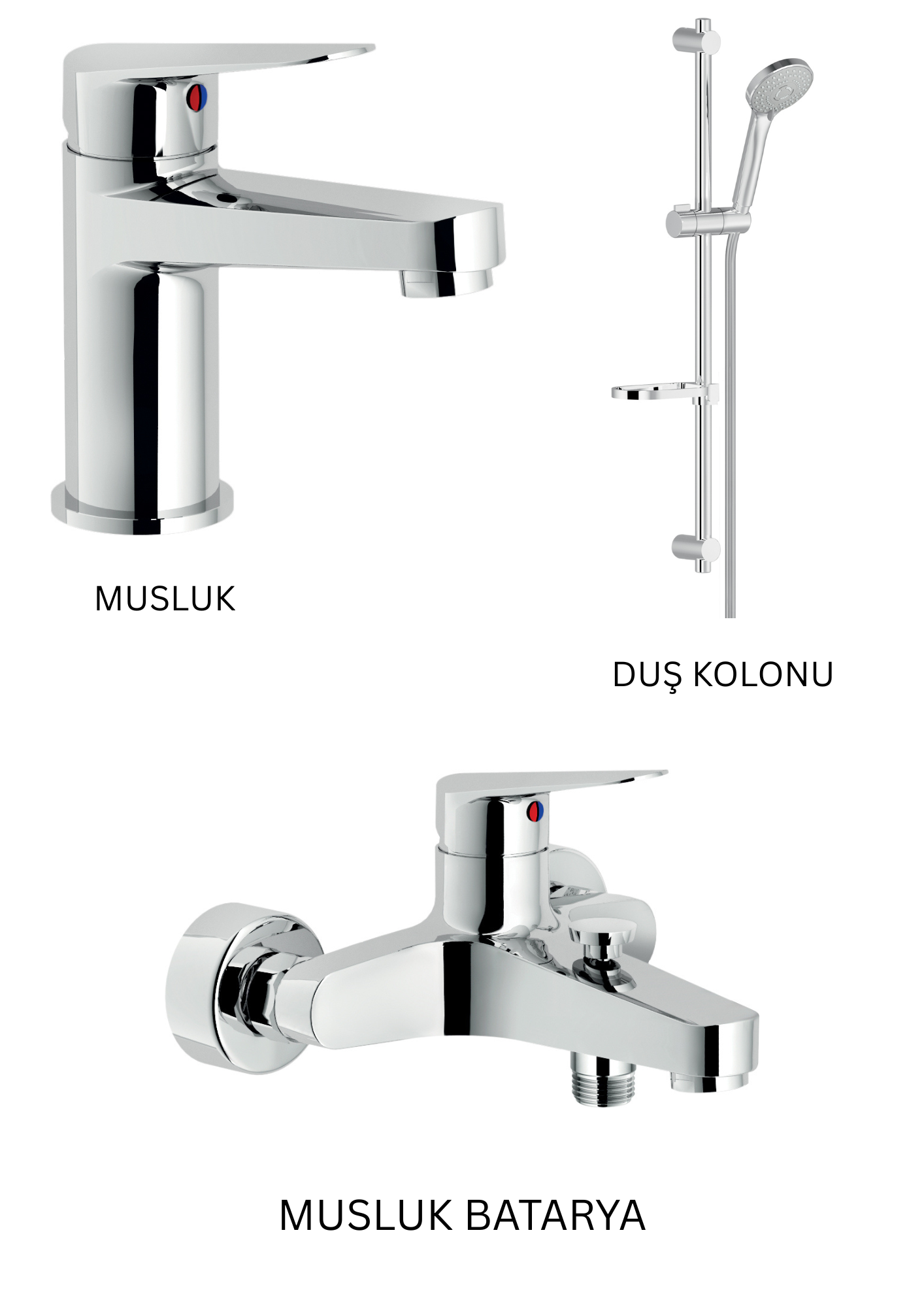 NOBILI BLUES - CR 3'LÜ DUŞ SETİ