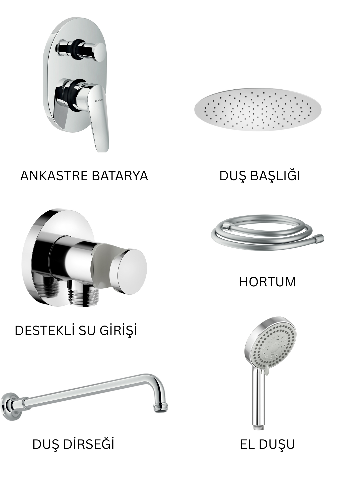 NOBILI BLUES - CR ANKASTRE DUŞ SETİ