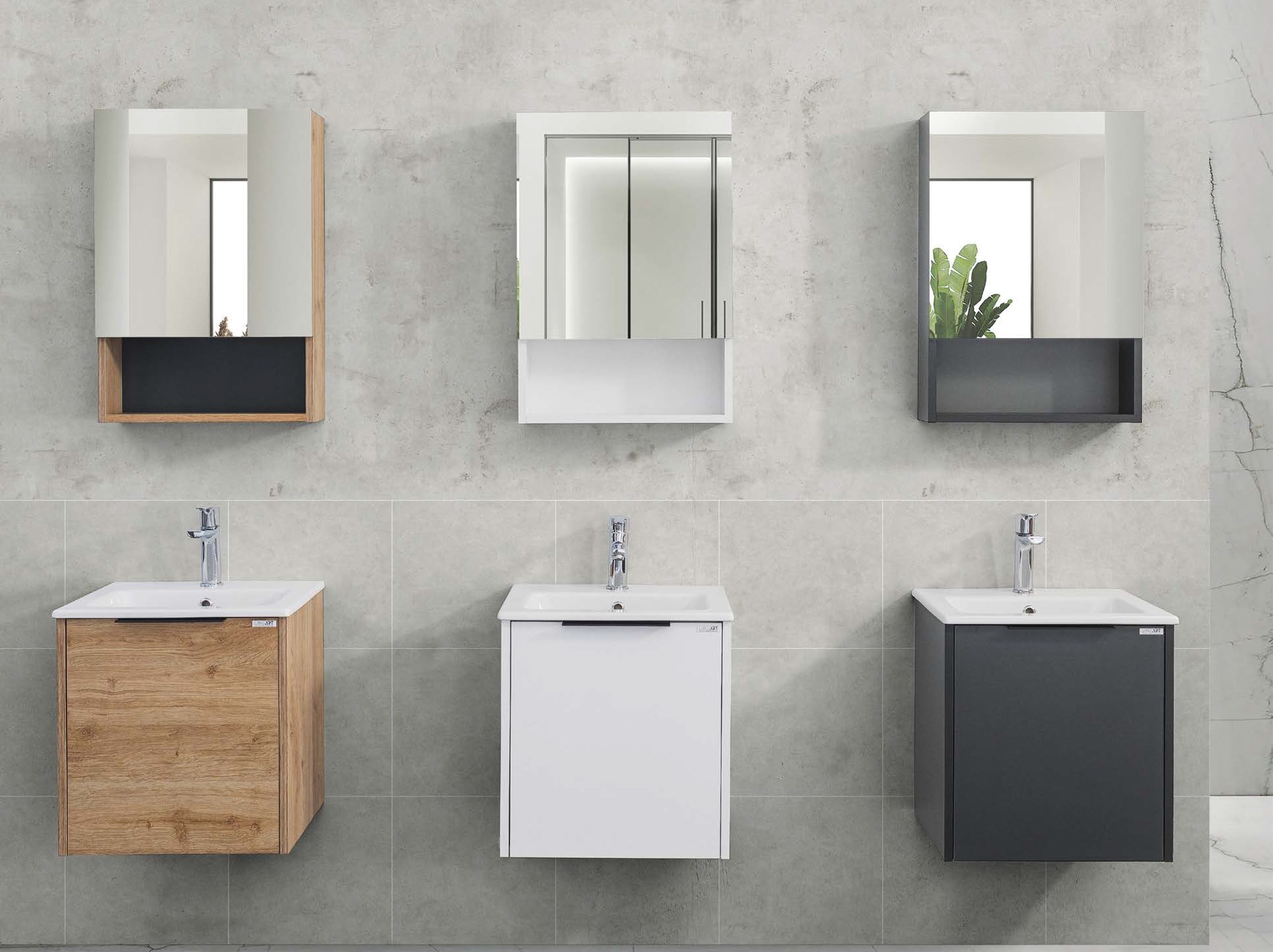 NOVA Kapaklı Banyo Dolap Takımı