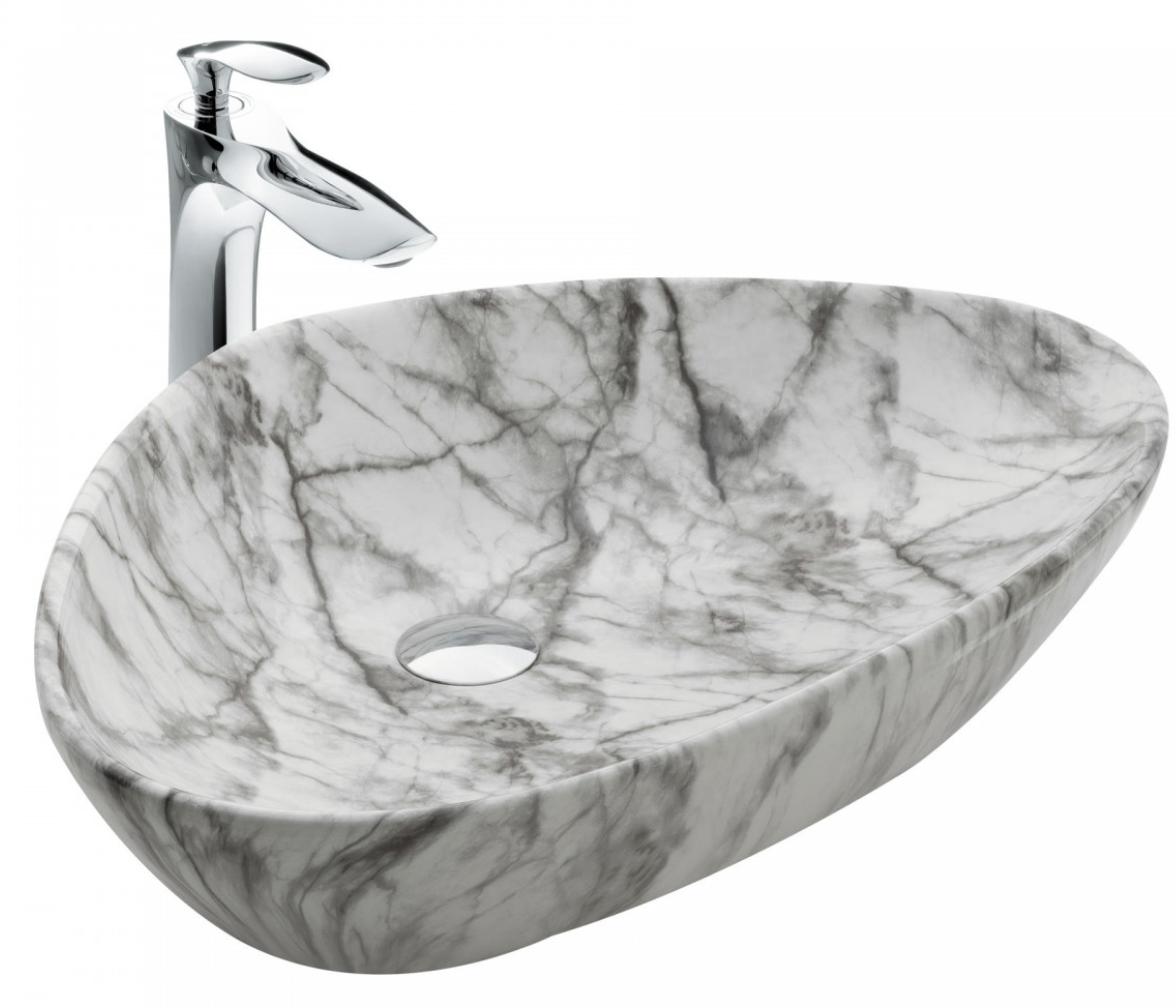 Paluci Doğa Star Mermer Desen Lavabo