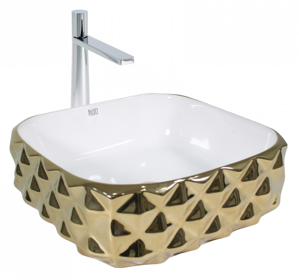 Paluci Leonardo White Gold Lavabo