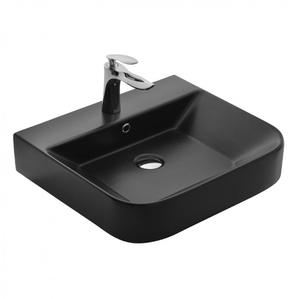 Paluci Mia Matt Black Çanak Lavabo