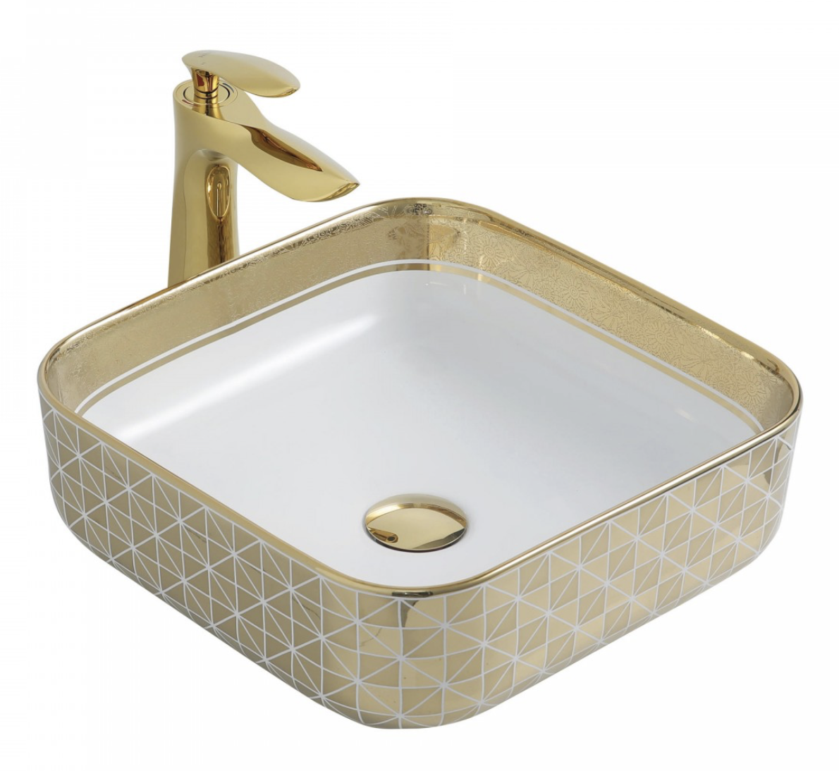Paluci Silva Gold Lavabo