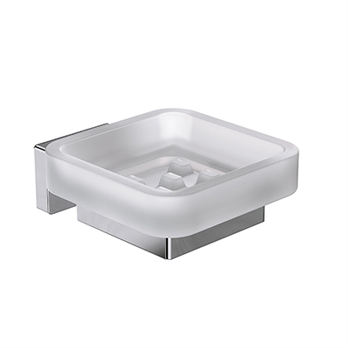 PRİME BUZLU CAM HAZNELİ SABUNLUK