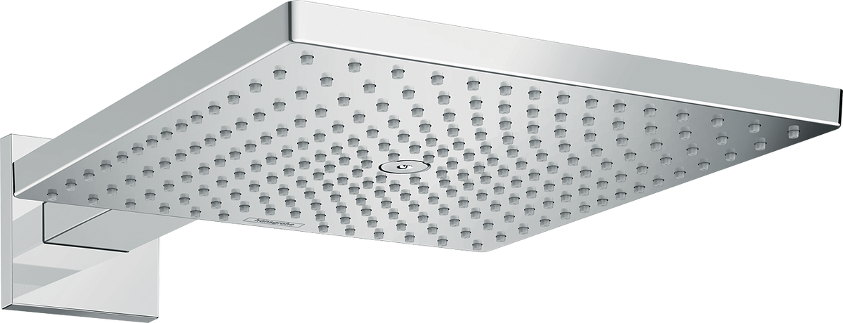 Raindance E Tepe duşu 300 1 jet, Ecosmart duş dirseği ile