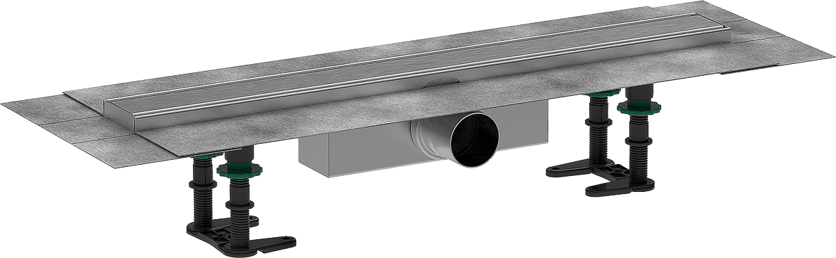 Raindrain Compact Komple set dus kanalı 60 cm standart kurulum için