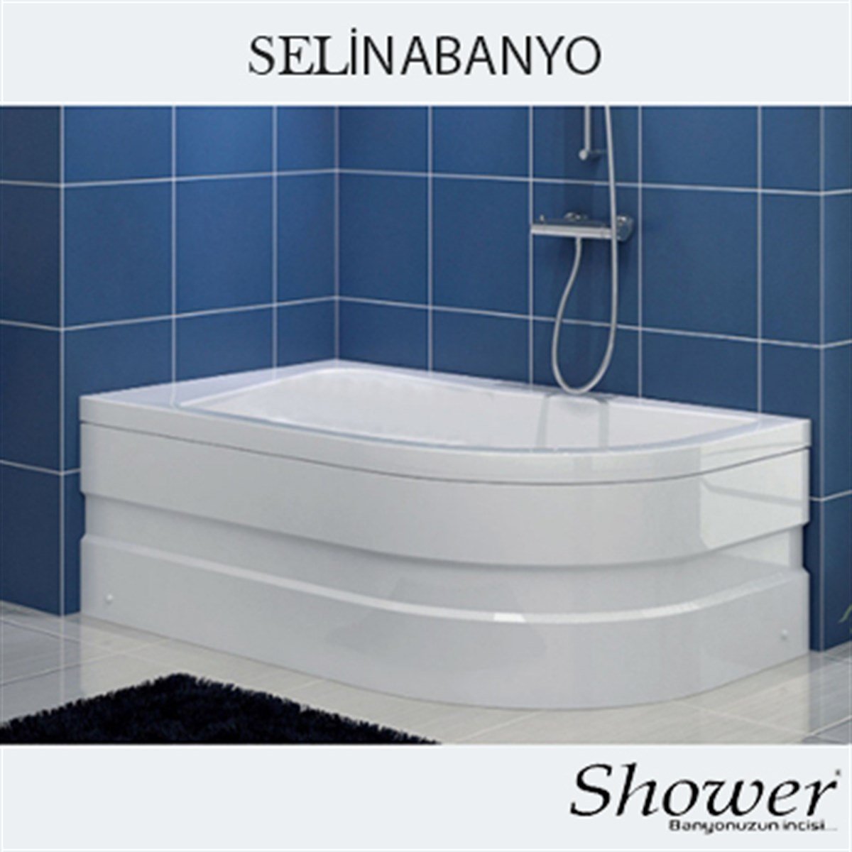 SHOWER AKER ASİMETRİK OVAL MİNİ KÜVET