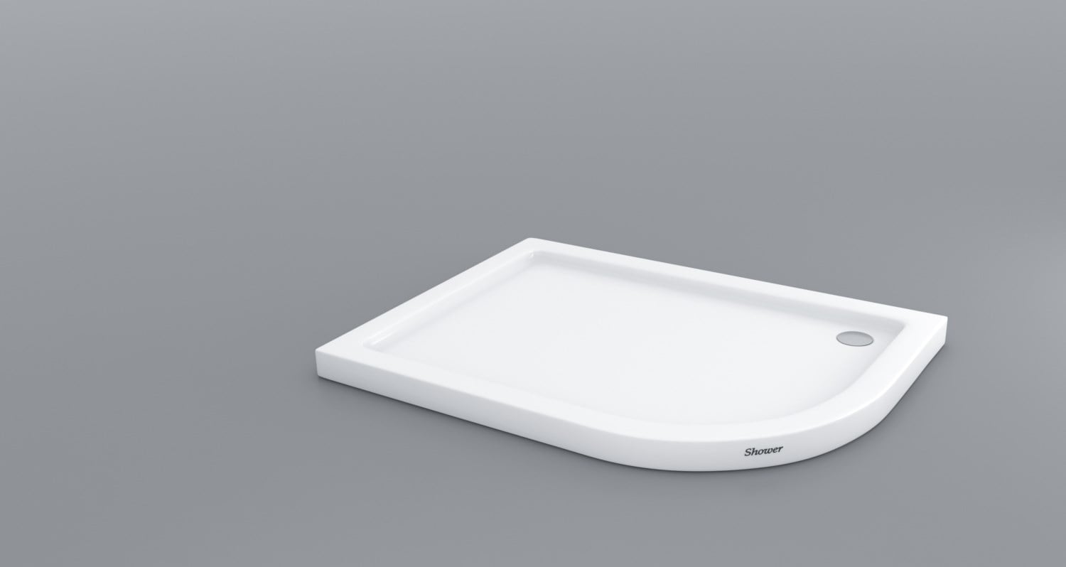 SHOWER ALLİSON ASİMETRİK FLAT DUŞ TEKNESİ