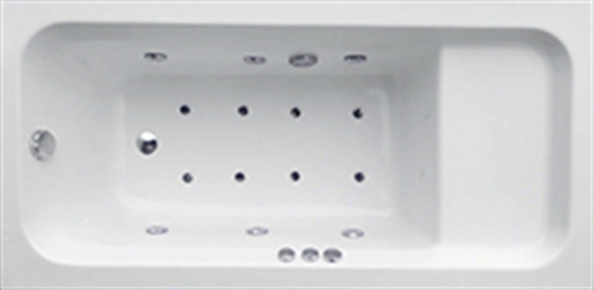 SHOWER FLORA DİKDÖRTGEN OTURMALI DÜZ KÜVET