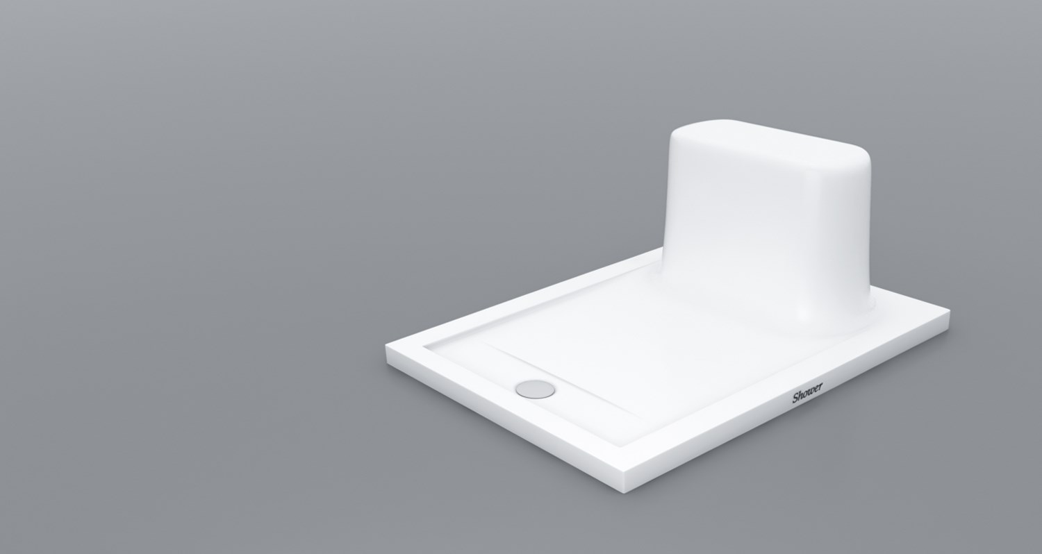SHOWER LEE DİKDÖRTGEN OTURMALI FLAT DUŞ TEKNESİ