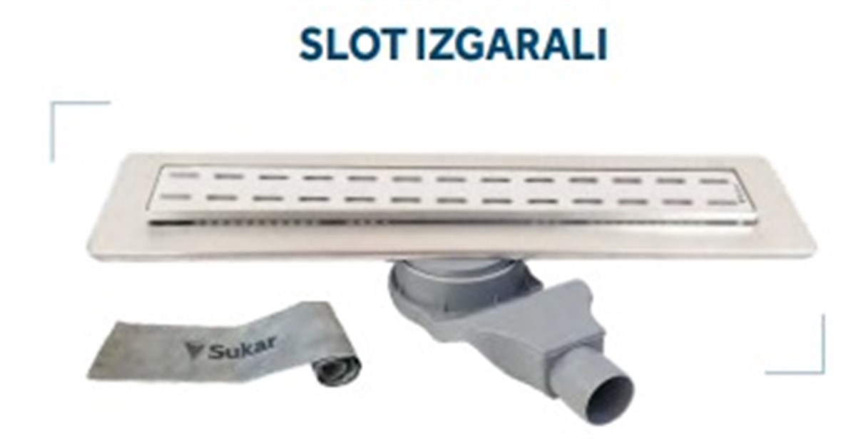 Slot Izgaralı Lineer Duş Kanalı