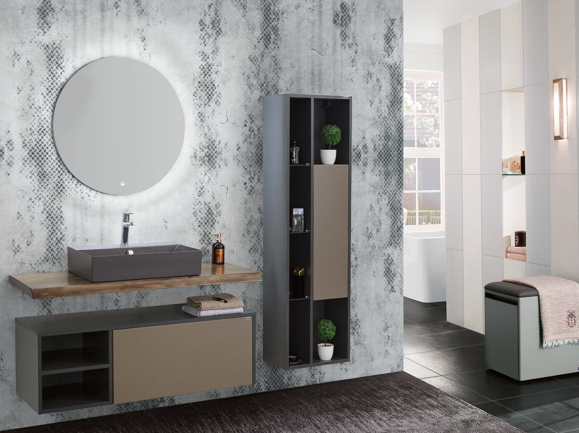 TIMBER 1250 Banyo Dolabı Takımı