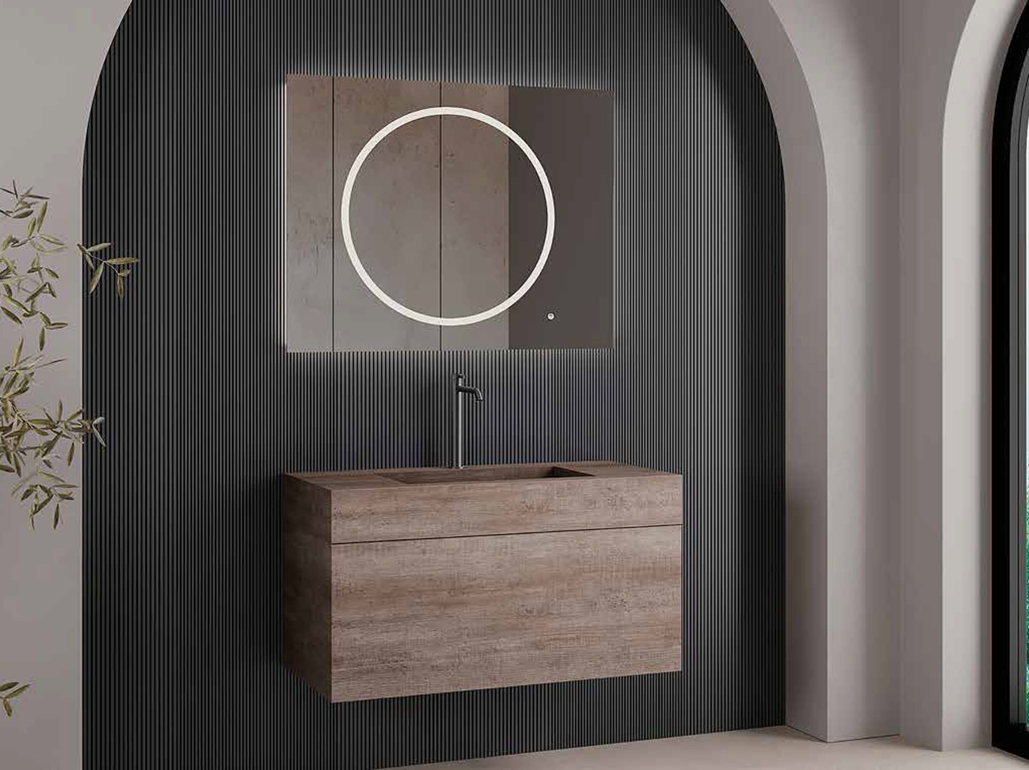 UNIQ 1000 Banyo Dolabı Takımı