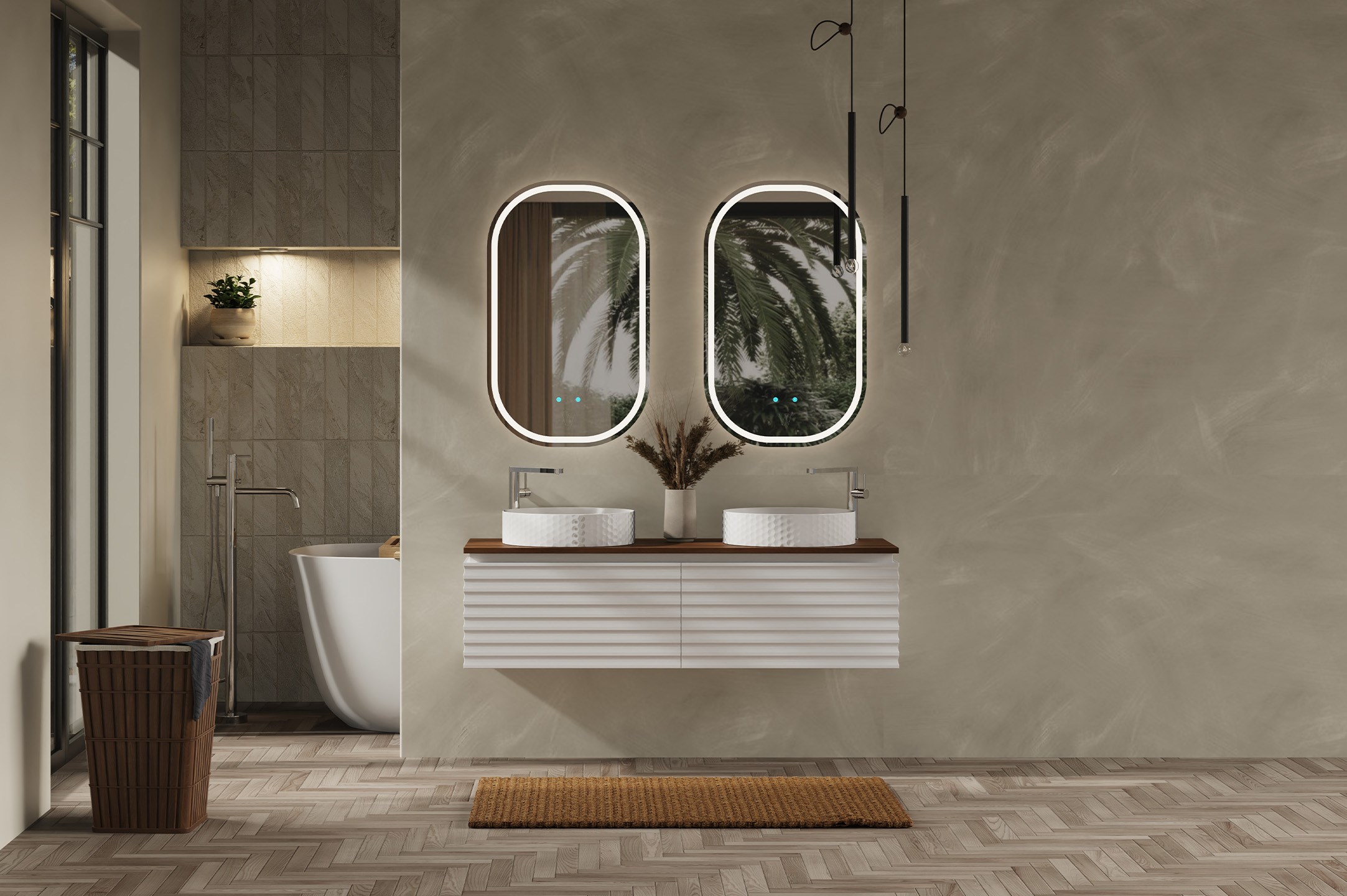 WEST DELOREAN TWIN BANYO DOLAP TAKIMI