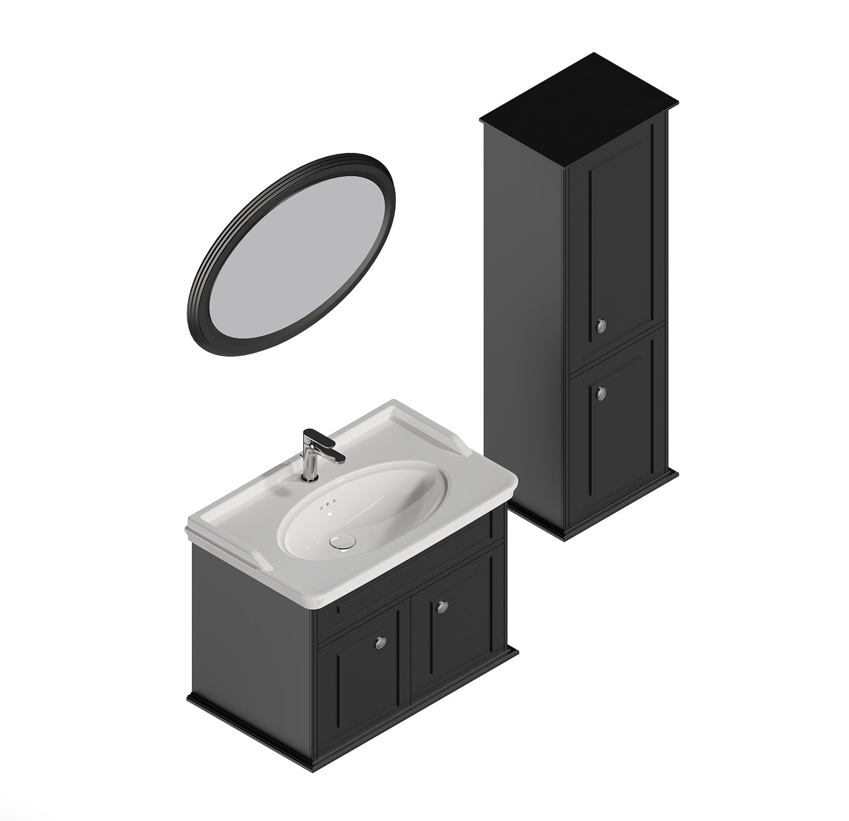 WEST RETROPOLİTAN BANYO DOLABI TAKIMI