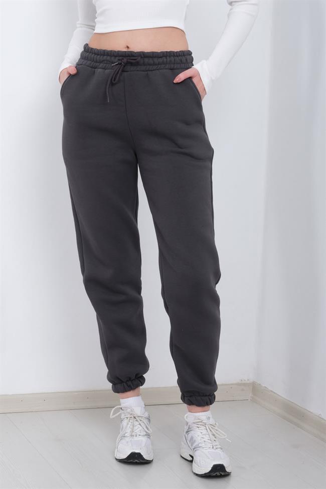 Kadın Şardonlu Jogger Eşofman Altı - ANTRESİT