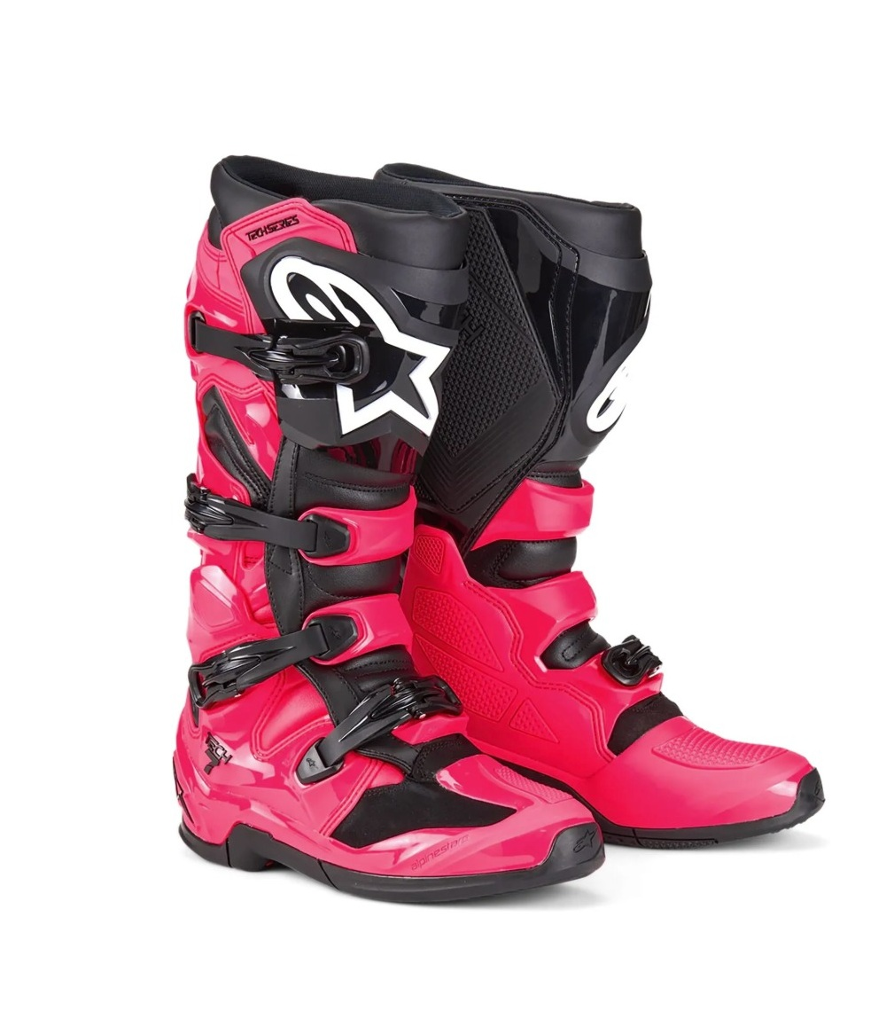 ALPINESTARS TECH7 PEMBE SİYAH OFFROAD BOT