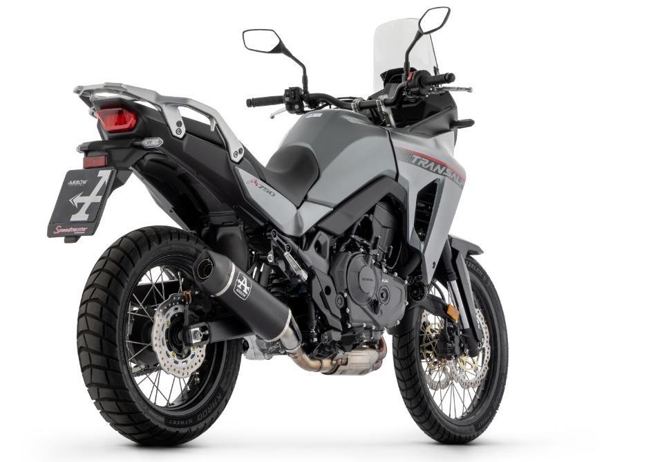 ARROW HONDA TRANSALP XL 750  ALİMİNYUM SİYAH EGZOZ 2023