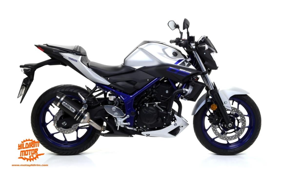 ARROW YAMAHA MT-03 KARBON FİBER SİYAH EGZOZ 16-17