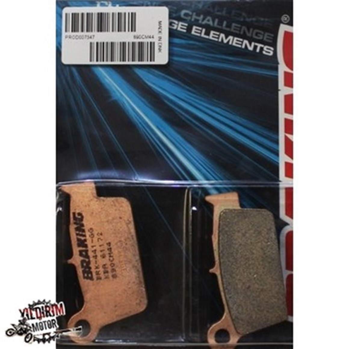 KAWASAKI KX-F 250 BRAKING SİNTER ARKA FREN BALATASI 04-17