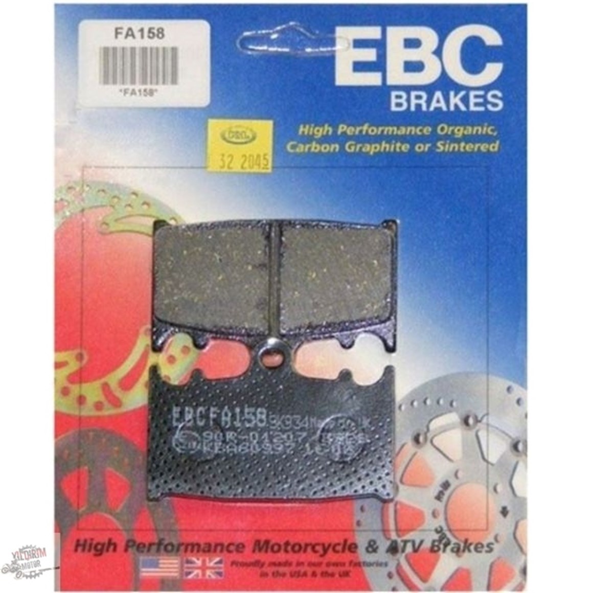 EBC FA158 Organik Fren Balatası