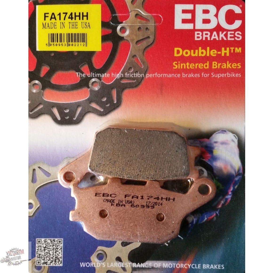 EBC FA174HH Sinter Fren Balatası