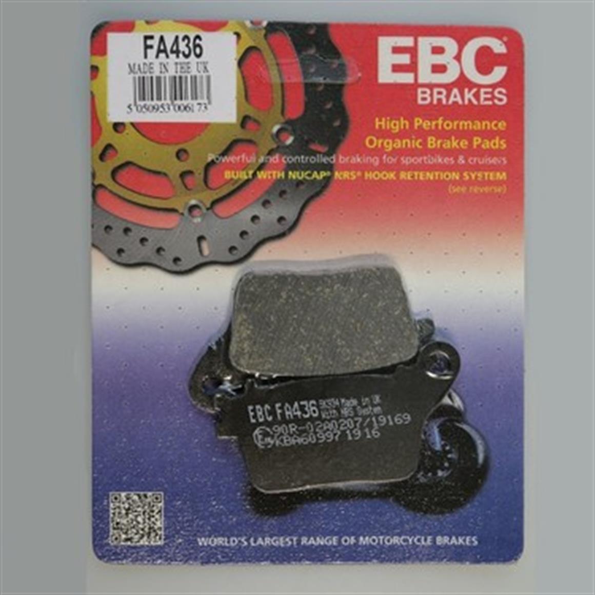 EBC FA436 organik Fren Balatası
