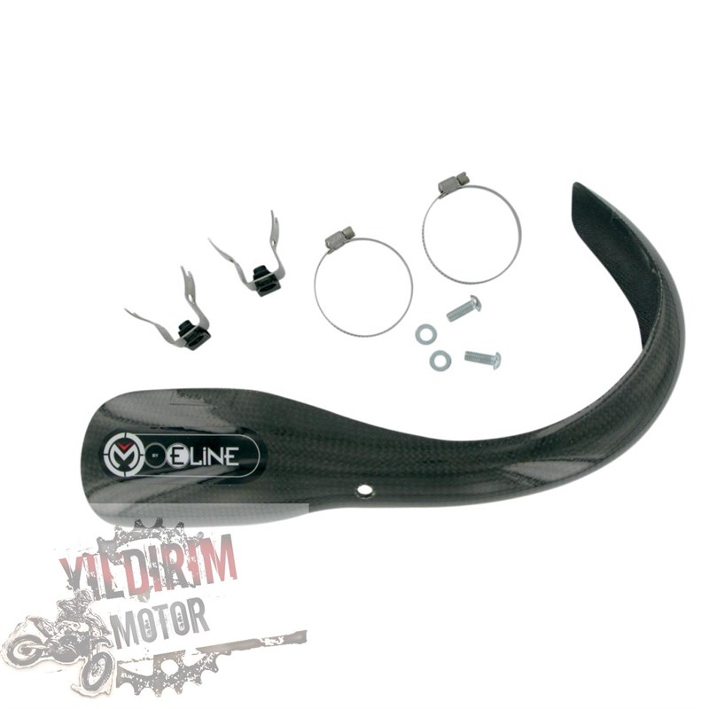 Moose Racing Karbon Egzoz Koruma Yamaha