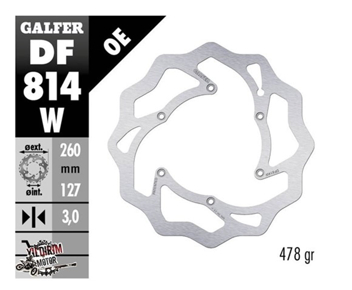 GALFER BETA 250/300 ARKA FREN DİSKİ