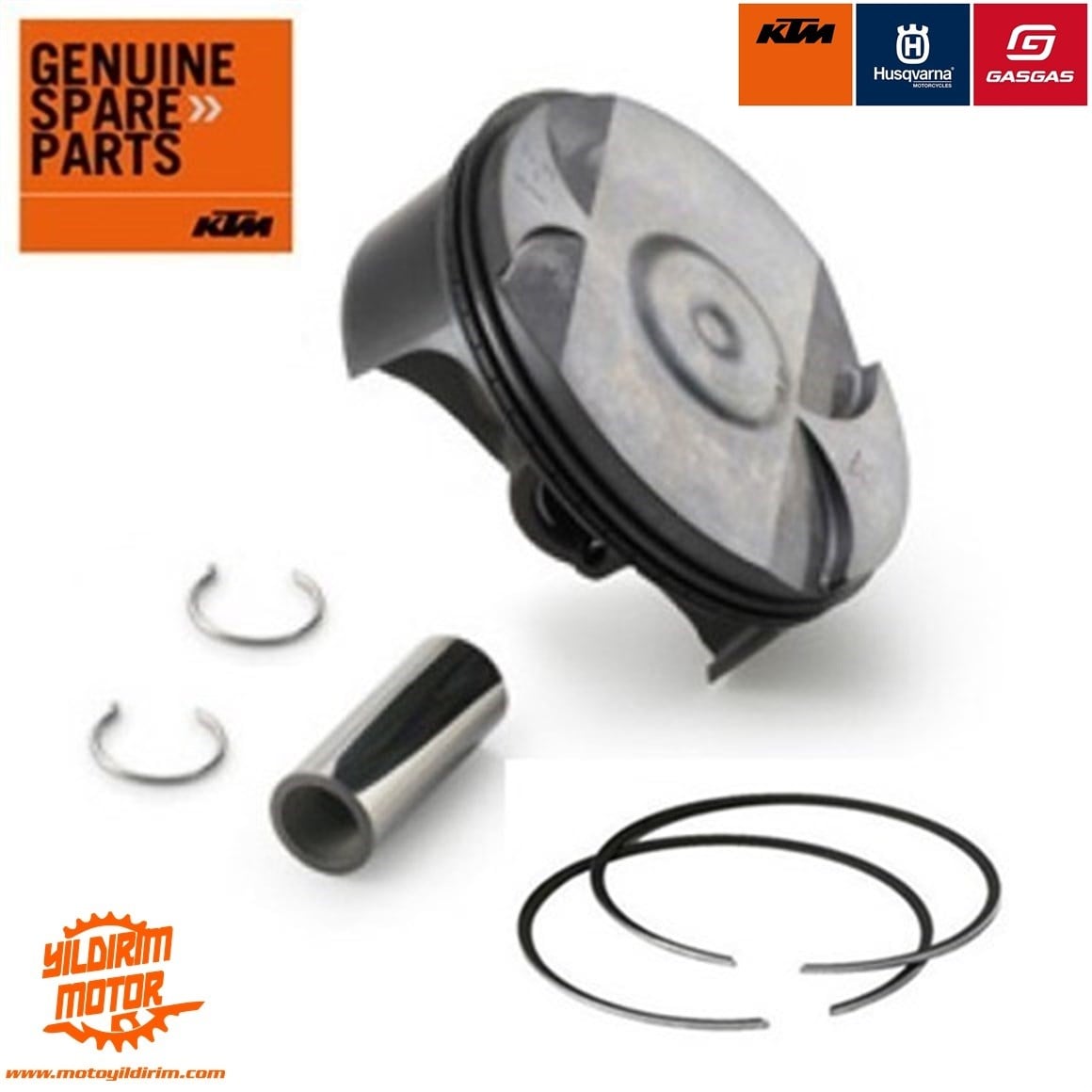 KTM 350 EXC-F Orjinal B Piston Segman Seti 17-19