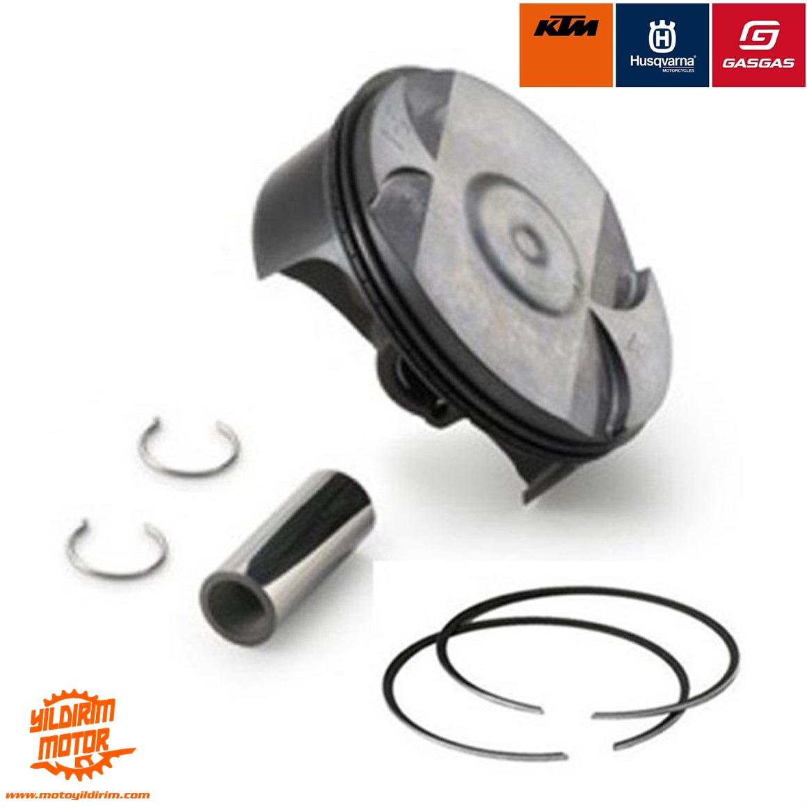 KTM 450 EXC B Piston Segman Seti 17-19