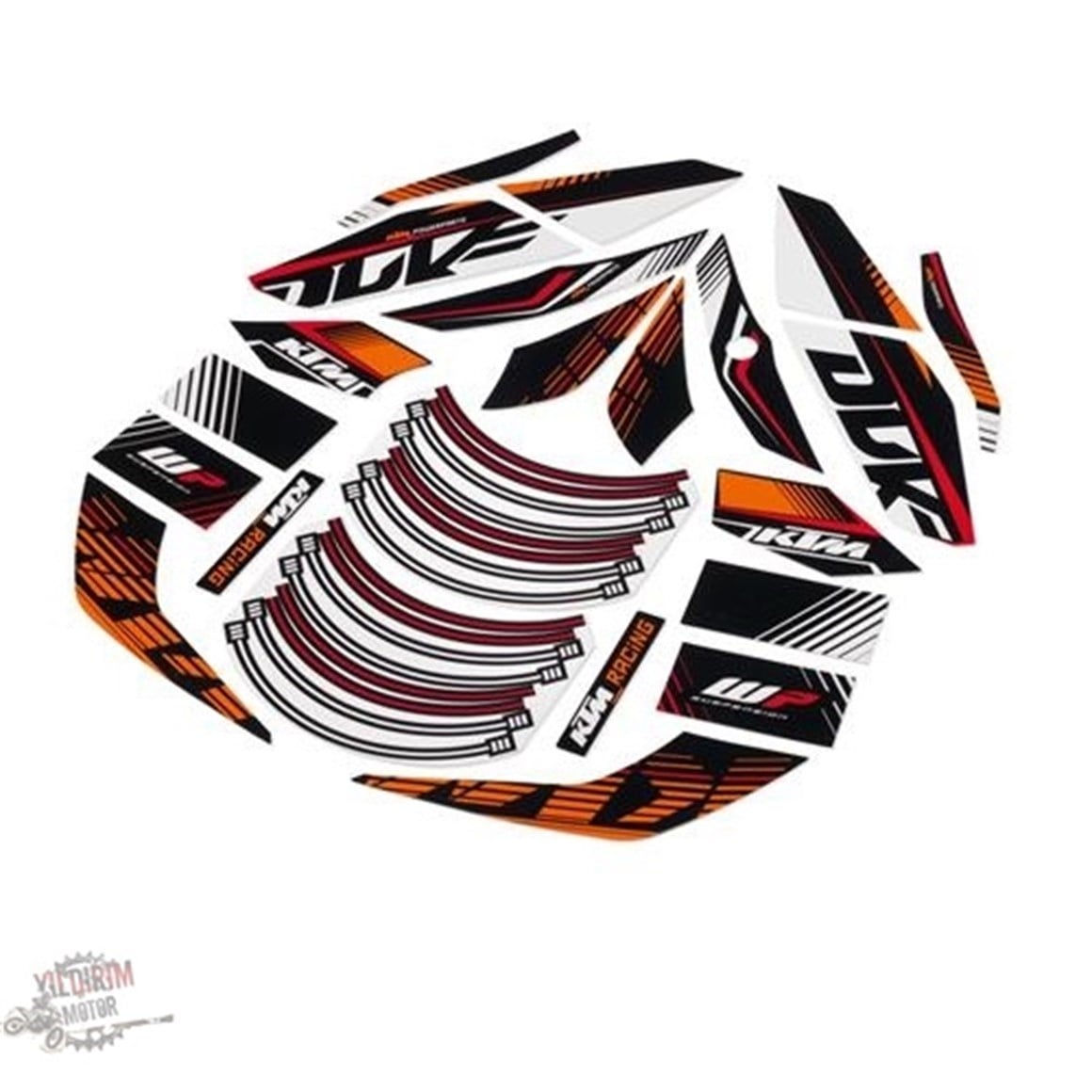 KTM DUKE Modeller Power Parts Sticker Seti 11-16