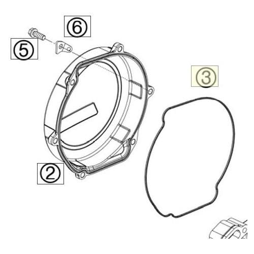 KTM EXC 450 DEBRİYAJ KAPAK ORİNGİ 08-11