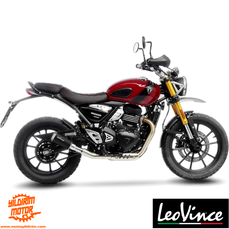 LEOVINCE TRIUMPH SCRAMBLER 400 X LV-10 EGZOZ 24-26