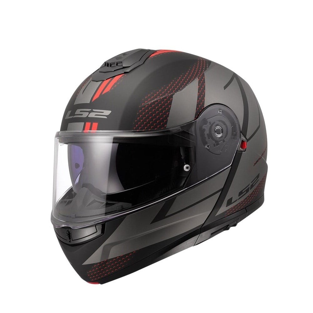 LS2 STROBE 2 CODE MAT SİYAH-GRİ KASK