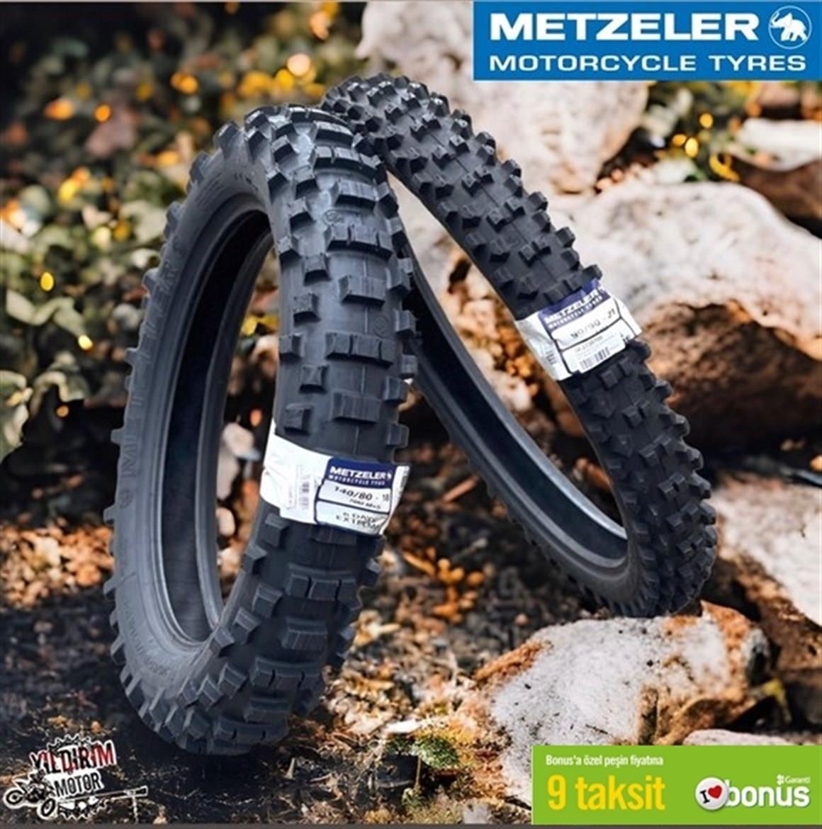 Metzeler 140/80-18(medıum)-90/100-21 SixDays Extreme Enduro Motocross Lastik takımı 