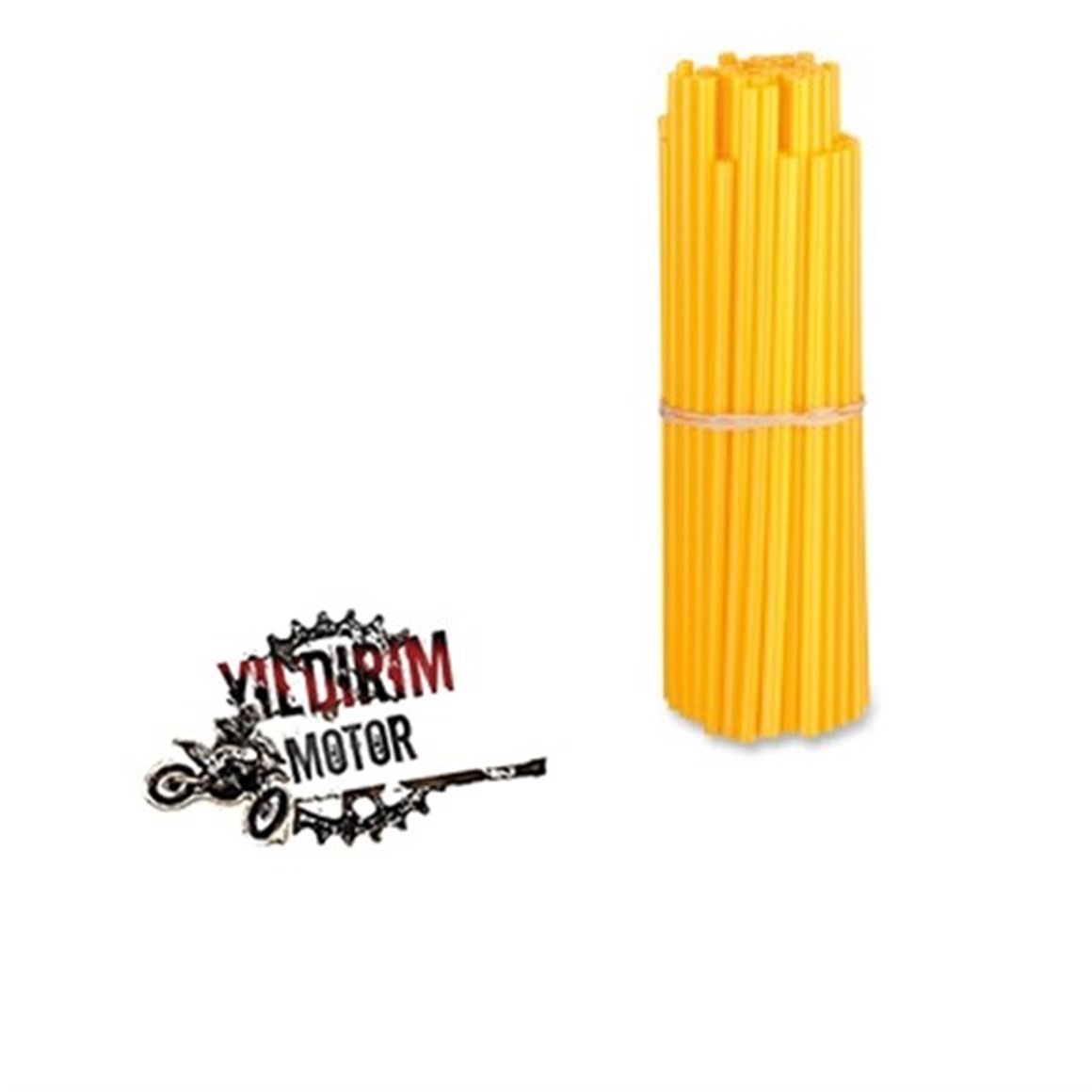 MOOSE RACING JANT PİPETİ SARI (80'li PAKET POLİÜRETAN KOLLU CİLT YELLOW)