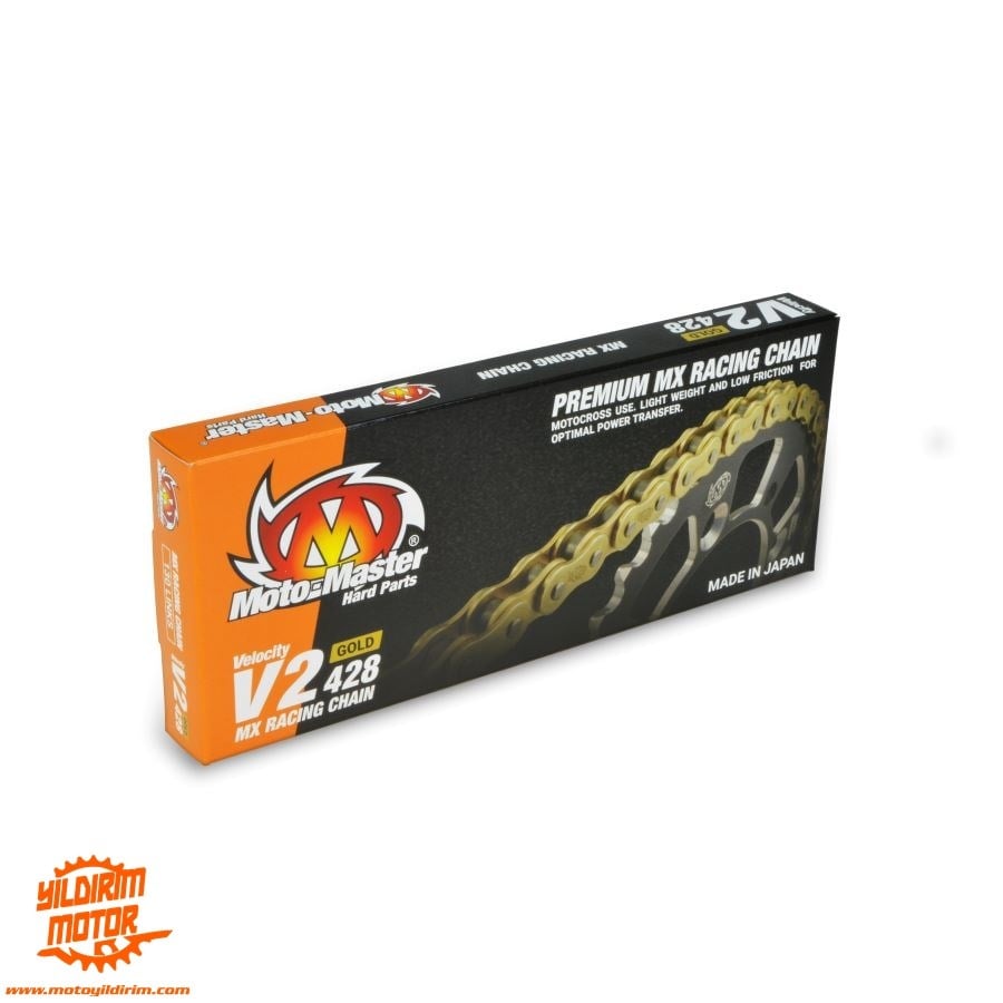 MOTO MASTER V2-428 130 BAKLA GOLD ZİNCİR 